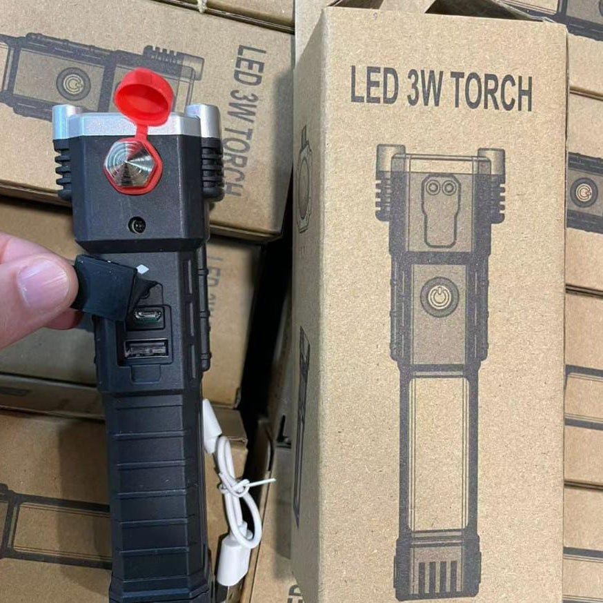 🔦 High Power LED Rechargeable Torch Light