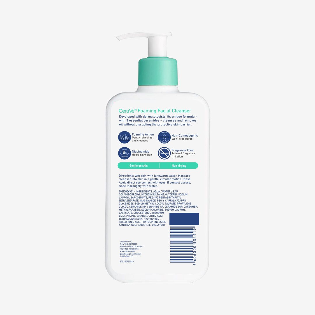 Cera V Foaming Cleanser 237ml & 355ml - GET THEN PAY