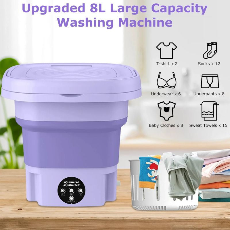 Foldable Mini Laundry Machine
